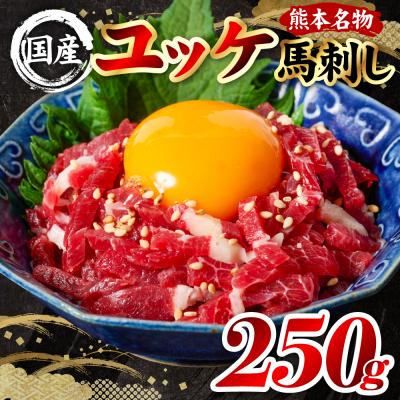 ふるさと納税 八代市 国産 熊本肥育 ユッケ 合計250g (50g×5パック)