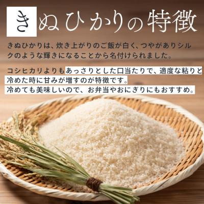 ふるさと納税 三原市 【先行受付・令和8年新米】《6か月定期便》みはら高原米 浮城 きぬひかり白米3kg[220-114]の画像