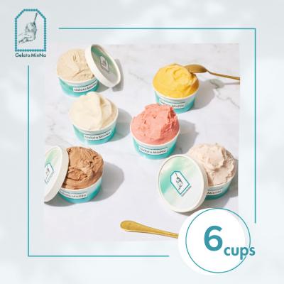 ふるさと納税 新宿区 elato MinNa からだにやさしいご褒美ジェラート 6個セット_0181-001-S07
