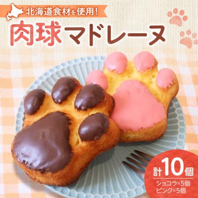 ふるさと納税 札幌市 肉球マドレーヌ5個セット_hs546-001