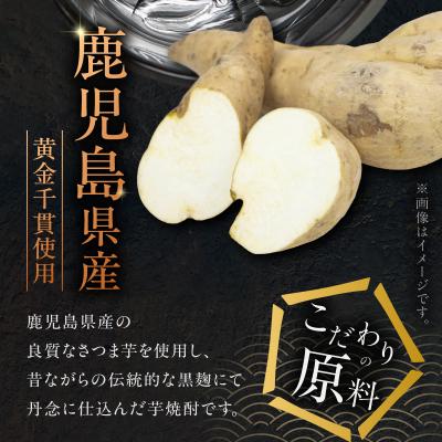 ふるさと納税 鹿児島市 さつま無双 黒無双 芋焼酎 25度 1800ml×6本　K377-002_07_2