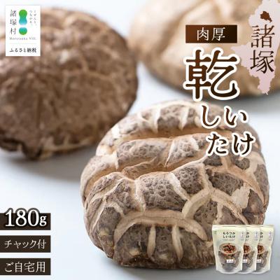 ふるさと納税 諸塚村 [家庭用]宮崎県諸塚村産 乾しいたけ 肉厚 60g×3P