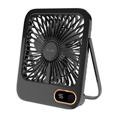 ふるさと納税 名古屋市 [ブラック]卓上扇風機 充電式 扇風機 ハンディファン 薄型[PL保険加入済み製品]