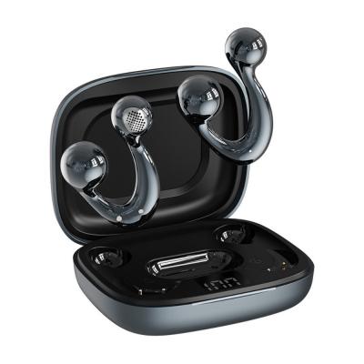 ふるさと納税 名古屋市 [グレー]イヤリング型ワイヤレスイヤホン Bluetooth6.1 空気伝導