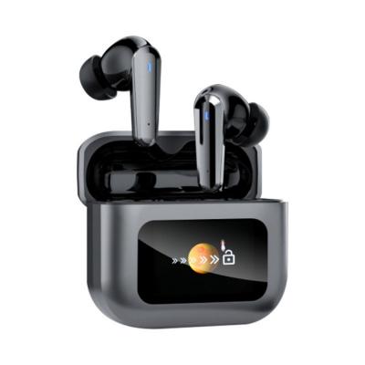 ふるさと納税 名古屋市 [グレー]ANC対応・液晶付きイヤホン カナル型 ワイヤレスイヤホン Bluetooth5.4