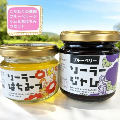 ふるさと納税 相模原市 [相模原の山のめぐみ]ブルーベリージャム&amp;「生」はちみつセット