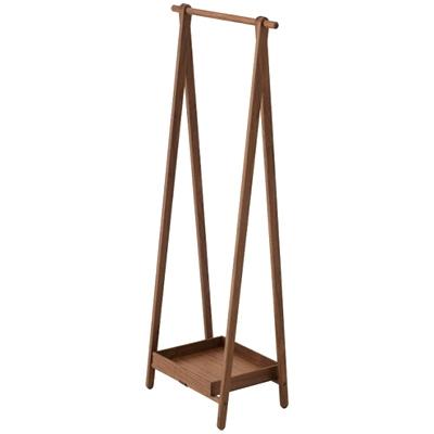 ふるさと納税 旭川市 旭川家具 cosine ドレスラックとトレーのセット ウォルナット[複数個口で配送]_00086