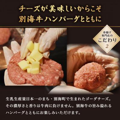 ふるさと納税 別海町 【毎月定期便】チーズがとろける!別海チーズインハンバーグ(120g×6個)全5回_3
