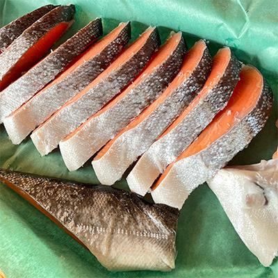 ふるさと納税 小田原市 【毎月定期便】【甘口】お弁当やご飯のお供に!厚切り銀鮭 半身1枚(約10枚)全12回_2