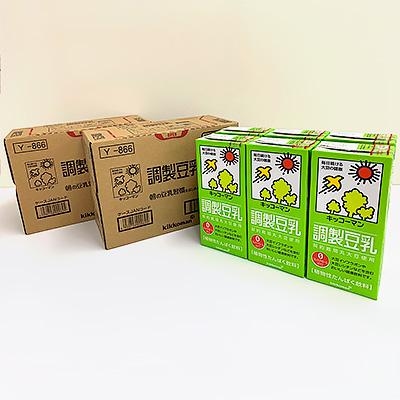 ふるさと納税 瑞穂市 【毎月定期便】キッコーマンの豆乳 調製豆乳1000ml ×18本 全3回の画像