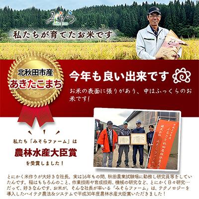 ★11時間以内発送★美品 ふるさと納税 北秋田市 【毎月定期便】《8ヶ月》【無洗米】秋田県産あきたこまち 30kg 全8回 【F3983563199】(145200円)