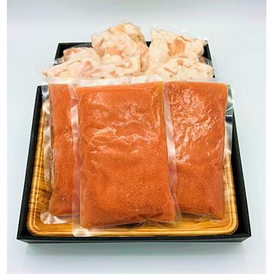 ふるさと納税 粕屋町 【毎月定期便】訳あり!博多明太もつ鍋セット 10人前 2400g(粕屋町)全6回の画像