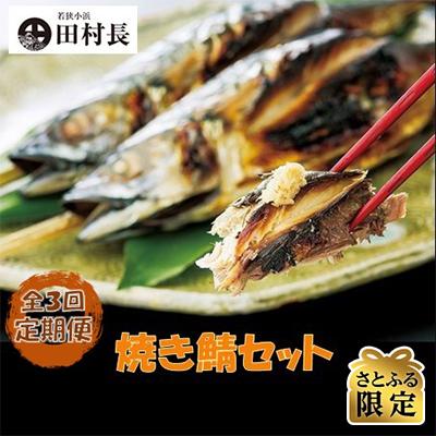 ふるさと納税 小浜市 [2ヵ月毎定期便][さとふる限定]田村長の焼き鯖セット 2本全3回