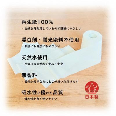 ふるさと納税 美濃市 【3ヵ月毎定期便】芯なしトイレットペーパー【天使の時間】110m 12R×6袋全4回の画像