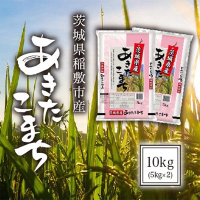 ふるさと納税 稲敷市 [毎月定期便]茨城県稲敷市産あきたこまち10kg(5kg×2)全3回