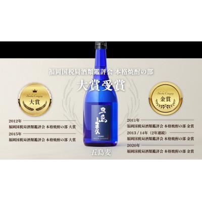 ふるさと納税 五島市 【毎月定期便】長崎県五島市 麦焼酎 五島麦セット 720ml×2本 Alc.25%全6回_1