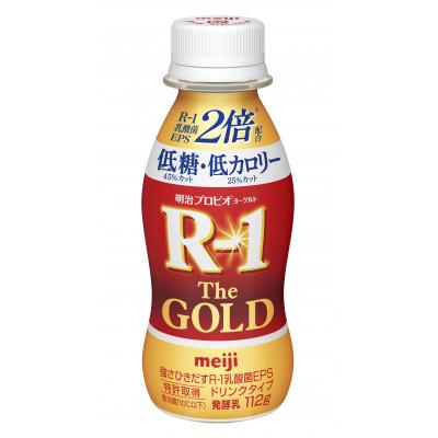 ふるさと納税 守谷市 [毎月定期便]R-1ドリンクタイプ The GOLD 低糖・低カロリー112g 24本全3回