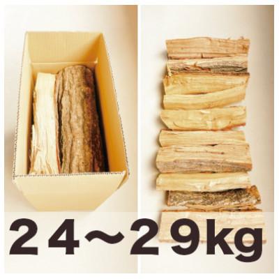 ふるさと納税 山添村 [毎月定期便]薪ストーブ用コナラ・樫の薪セット 約24〜29kg×1箱全3回