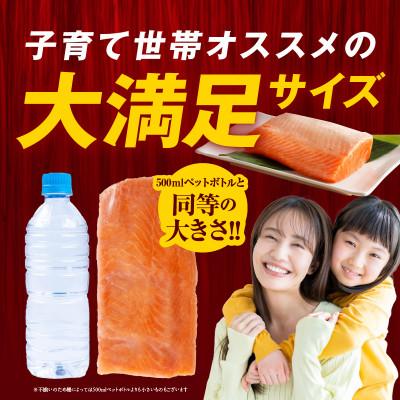 ふるさと納税 泉佐野市 【毎月定期便】サーモン ポーション 小分け 刺身用 訳あり 1kg×全3回 099Z346_1