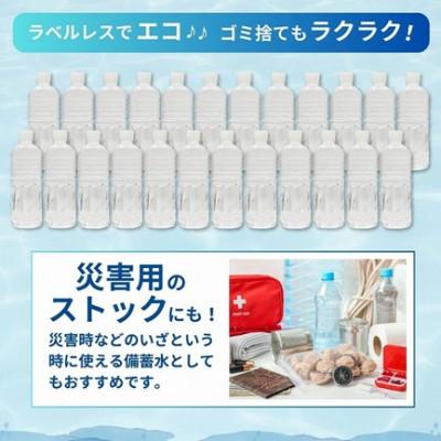 ふるさと納税 小林市 【毎月定期便】ラベルレス 細野の天然水 555ml×24本 シリカ水 ミネラルウォーター全6回の画像