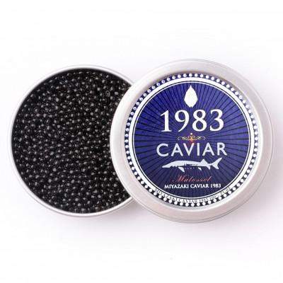 ふるさと納税 宮崎市 [毎月定期便]宮崎キャビア1983 (30g) 簡易パッケージ全3回