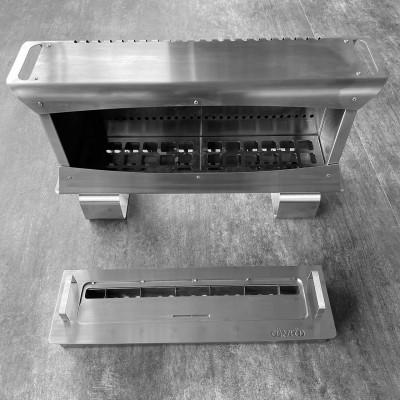 ふるさと納税 いわき市 [CURVAPOD]焚き火台UKA &amp; 専用バイオエタノールユニットYURAセット[複数個口で配送]