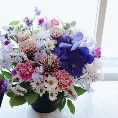 ふるさと納税 筑西市 【毎月定期便】仏花申し合わせ/S大きさ〜花立て不必要!届いてそのまま飾れます全6回