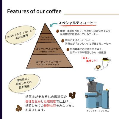 ふるさと納税 豊川市 【毎月定期便】毎月違うコーヒー豆をお届け スペシャルティコーヒー 豆 1kg全6回の画像
