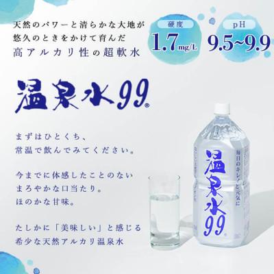 ふるさと納税 垂水市 飲む温泉水/温泉水99(1.9L×24本)【複数個口で配送】_1