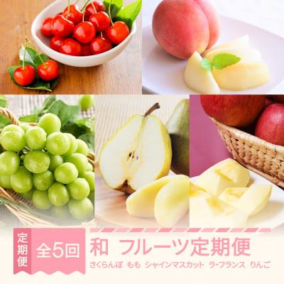 ふるさと納税 村山市 [発送月固定定期便]フルーツ定期便[和]全5回