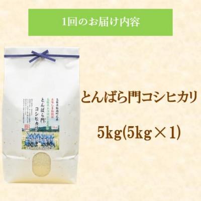ふるさと納税 松江市 【毎月定期便】島根県産「とんばら門コシヒカリ(美味しまね認証・飯南町)」5kg(松江市)全3回の画像