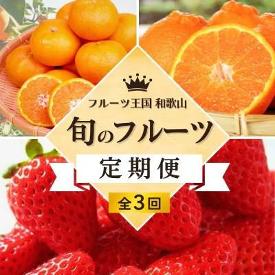 ふるさと納税 太地町 [発送月固定定期便]フルーツ大国和歌山よりお届け!旬のフルーツ定期便B[tkb351]全3回