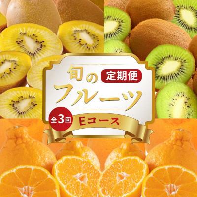 ふるさと納税 丸亀市 [発送月固定定期便]フルーツ定期便 Eコース(ゴールドキウイ 香緑キウイ デコポン)全3回