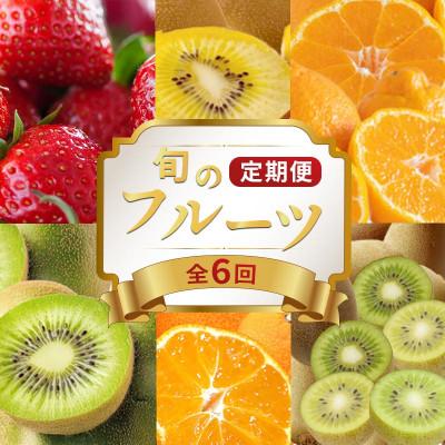 ふるさと納税 丸亀市 [発送月固定定期便]フルーツ定期便 Aコース(キウイ デコポン いちご 小原紅早生みかん)全6回
