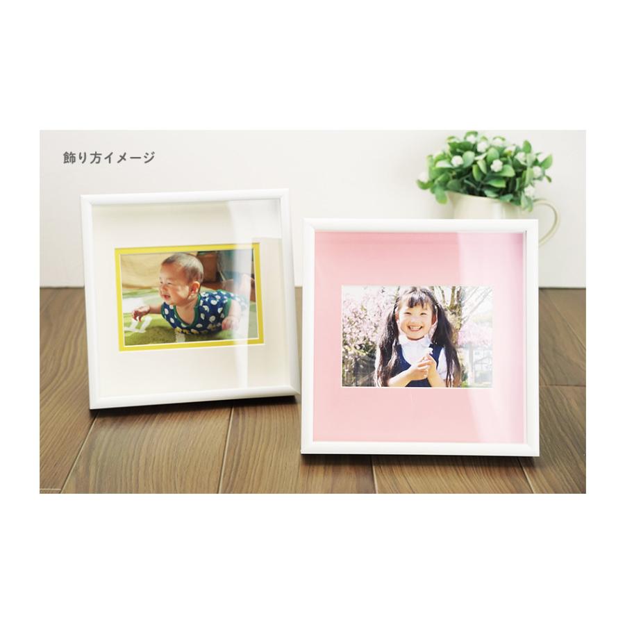 万丈（VANJOH） ボックスフレーム 立体額縁 正方形 L判 カラフルBOX