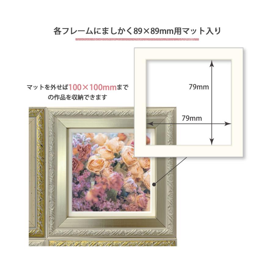 万丈（VANJOH） ましかく 多面額 フォトフレーム 12面 10角 シャルム