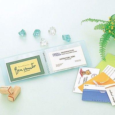 ナカバヤシ フォトアルバム 名刺サイズ B8 40枚収納 1段 HCC-B8-B