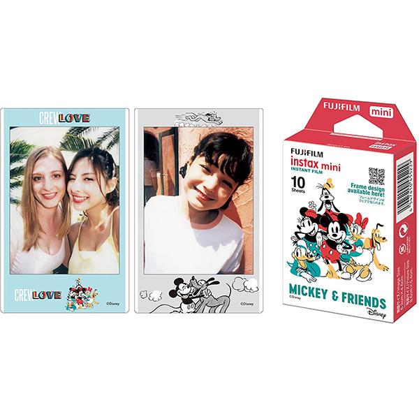 チェキ フィルム instax mini 1P ミッキー＆フレンズ2 ゆうパケット便