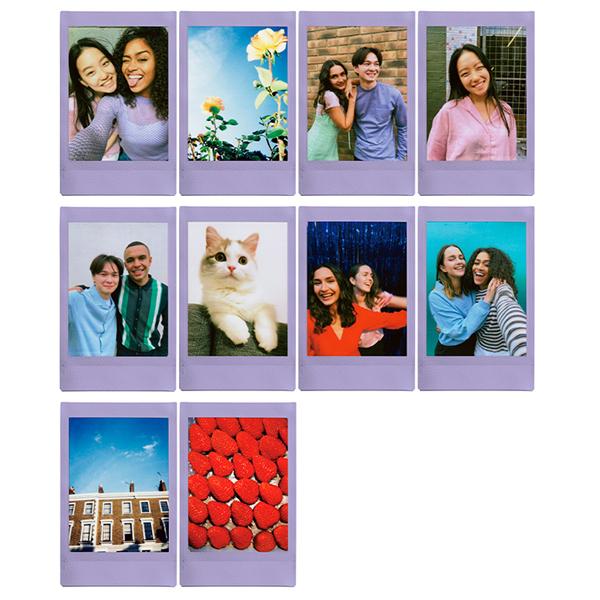 チェキ フィルム instax mini 1P SOFT LAVENDER ソフトラベンダー イン