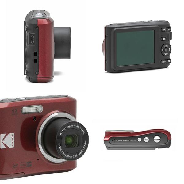 Kodak コンパクトデジタルカメラ 乾電池式 PIXPRO FZ45 ブラック Kodak コンパクトデジタルカメラ 乾電池式 PIXPRO FZ45 ブラック