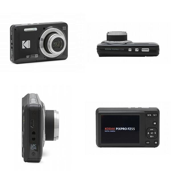 Kodak コンパクトデジタルカメラ 充電式 PIXPRO FZ55 ブラック Kodak コンパクトデジタルカメラ 充電式 PIXPRO FZ55 ブラック