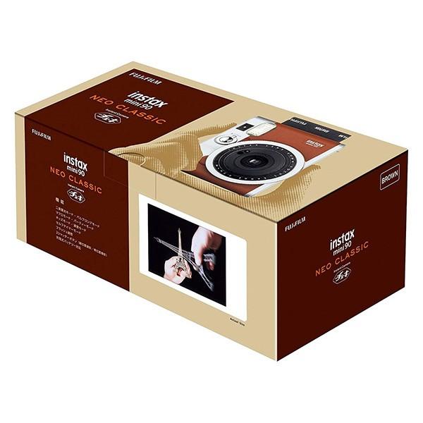 チェキ 本体 instax mini 90 ネオクラシック ブラウン 単品 富士
