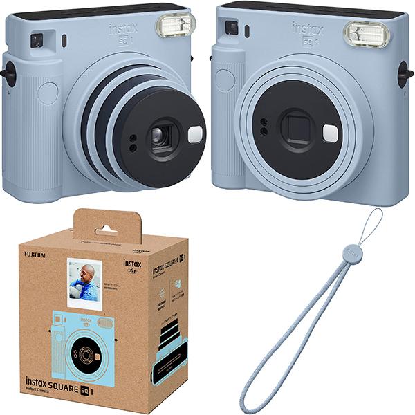 チェキ チェキスクエア 本体 instax SQUARE SQ1 グレイシャーブルー 