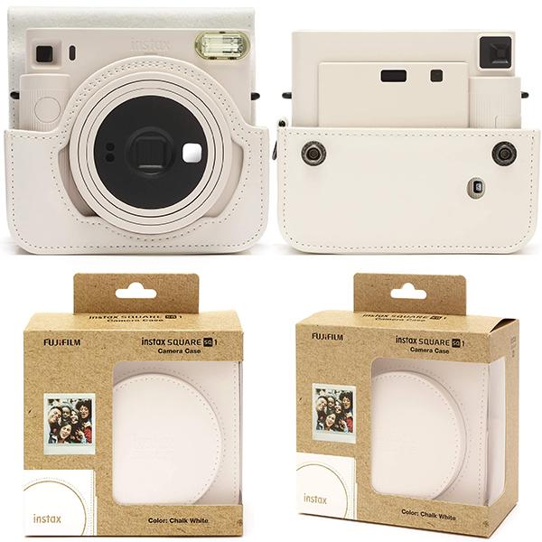 チェキ チェキスクエア カメラケース instax SQUARE SQ1 ホワイト 単品