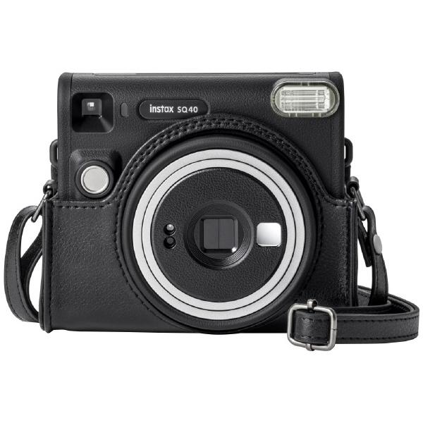 チェキ チェキスクエア instax SQUARE SQ40用 カメラケース ブラック
