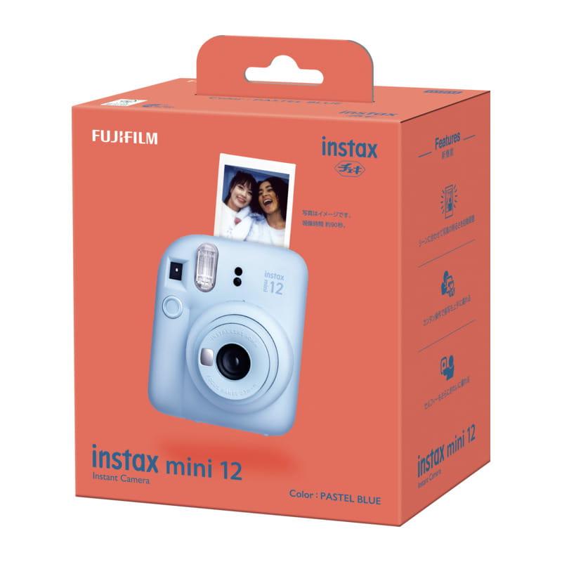 チェキ 本体 instax mini12 パステルブルー ハンドストラップ付 富士