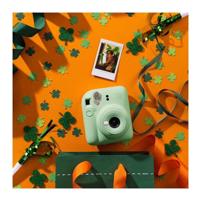 チェキ 本体 instax mini12 ミントグリーン ハンドストラップ付 富士