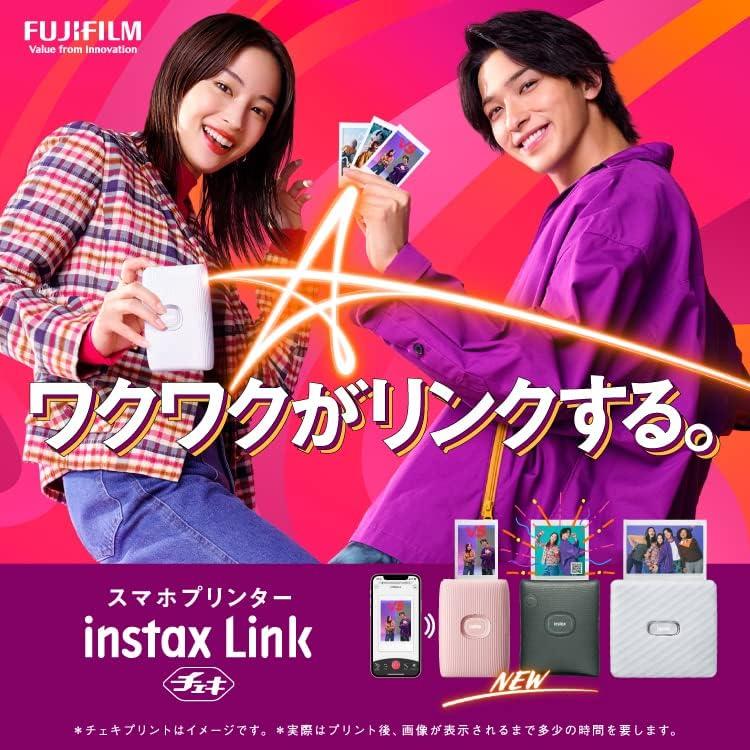 チェキ スマートフォン用プリンター instax Link WIDE アッシュホワイト モカグレイ&フイルム50枚&FPミニアルバムセット 富士フイルム 送料無料｜y-sharaku｜14