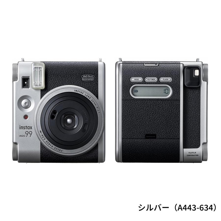 チェキ 本体 instax mini 99 シルバー ブラック 単品 富士フイルム