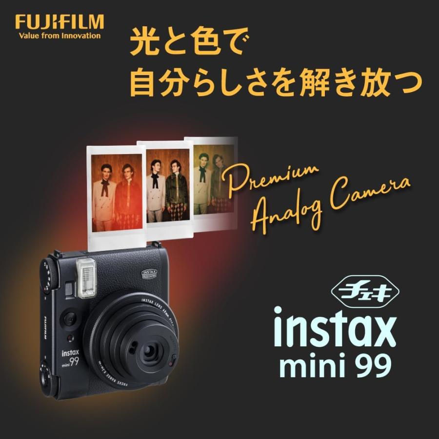 チェキ instax mini 99 ブラック 本体&フイルム30枚&専用ケース チェキ instax mini 99 ブラック 本体&フイルム30枚&専用ケース